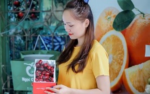 giỏ quà cherry