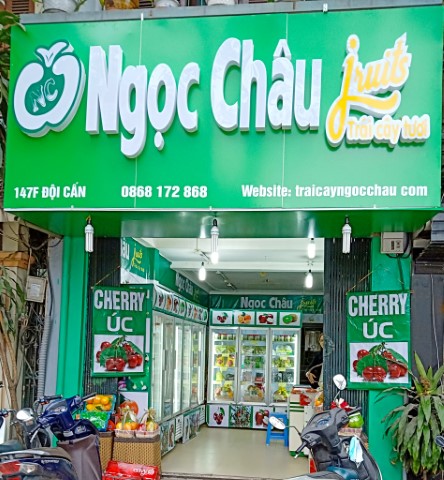 Cửa hàng trái cây nhập khẩu Ngọc Châu fruits 147F Đội Cấn, Ba Đình, Hà Nội