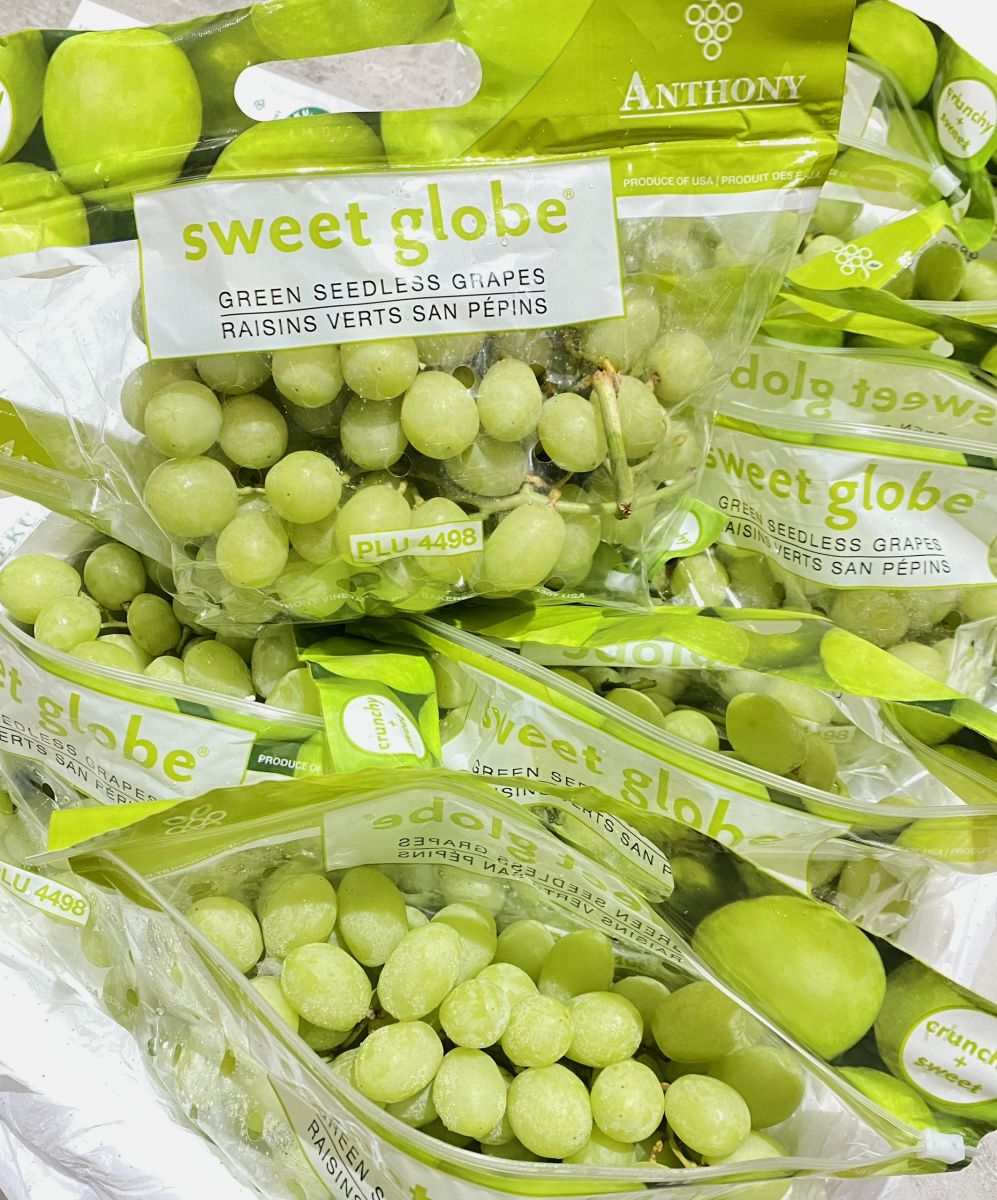 Nho xanh không hạt Sweet globe Mỹ