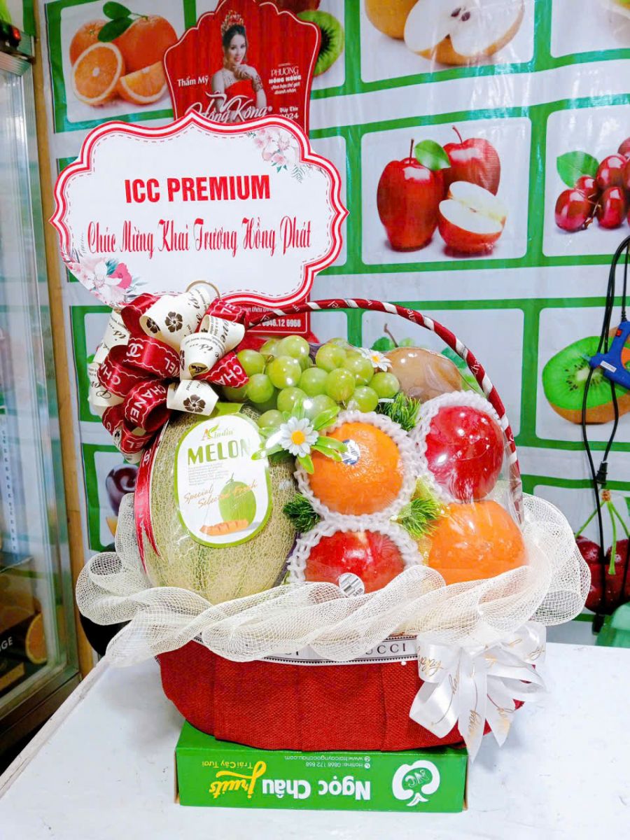 Giỏ trái cây chúc mừng